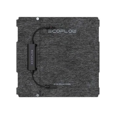 Ecoflow 60W Portable Solar Panel - Black